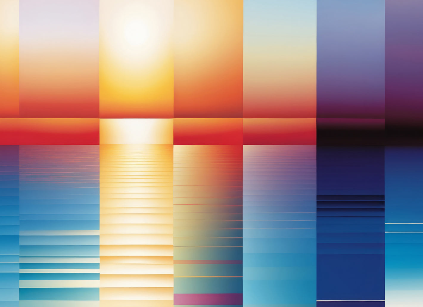 Sonnenuntergang im Sonnenuntergang - II