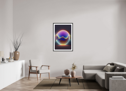 70 x 105 cm, 5-CM-Hmü-photorag-ultra-s-FrHamburg-OakBlack20mm-PPNWhite5CM Matter in Time - I