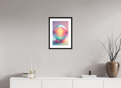 30 x 45 cm, 5-CM-Hmü-photorag-ultra-s-FrHamburg-OakBlack20mm-PPNWhite5CM Let's have a Ball - ww