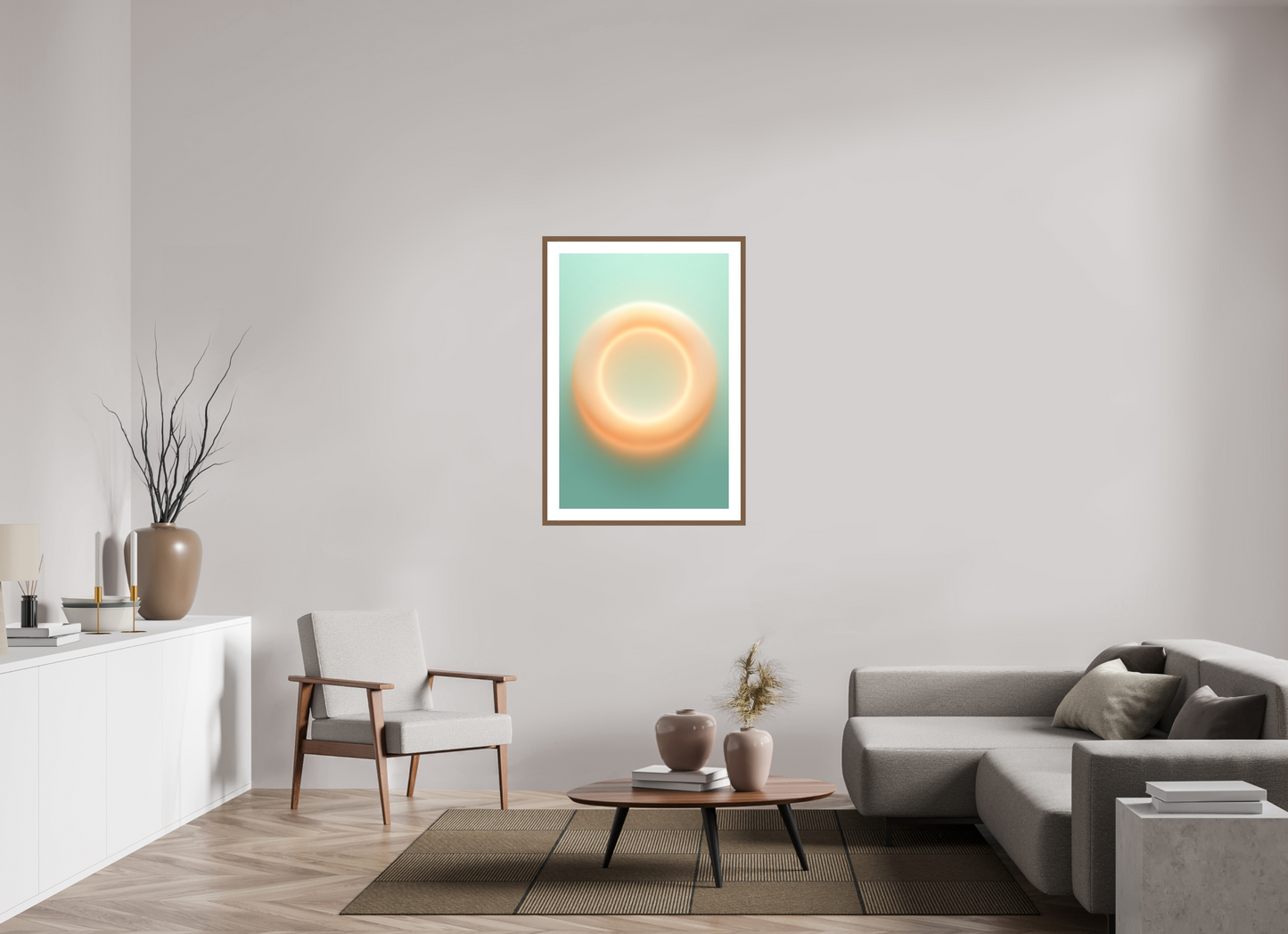 70 x 105 cm, 5-CM-Hmü-photorag-ultra-s-FrHamburg-Walnut20mm-PPNWhite5CM O - Yellow