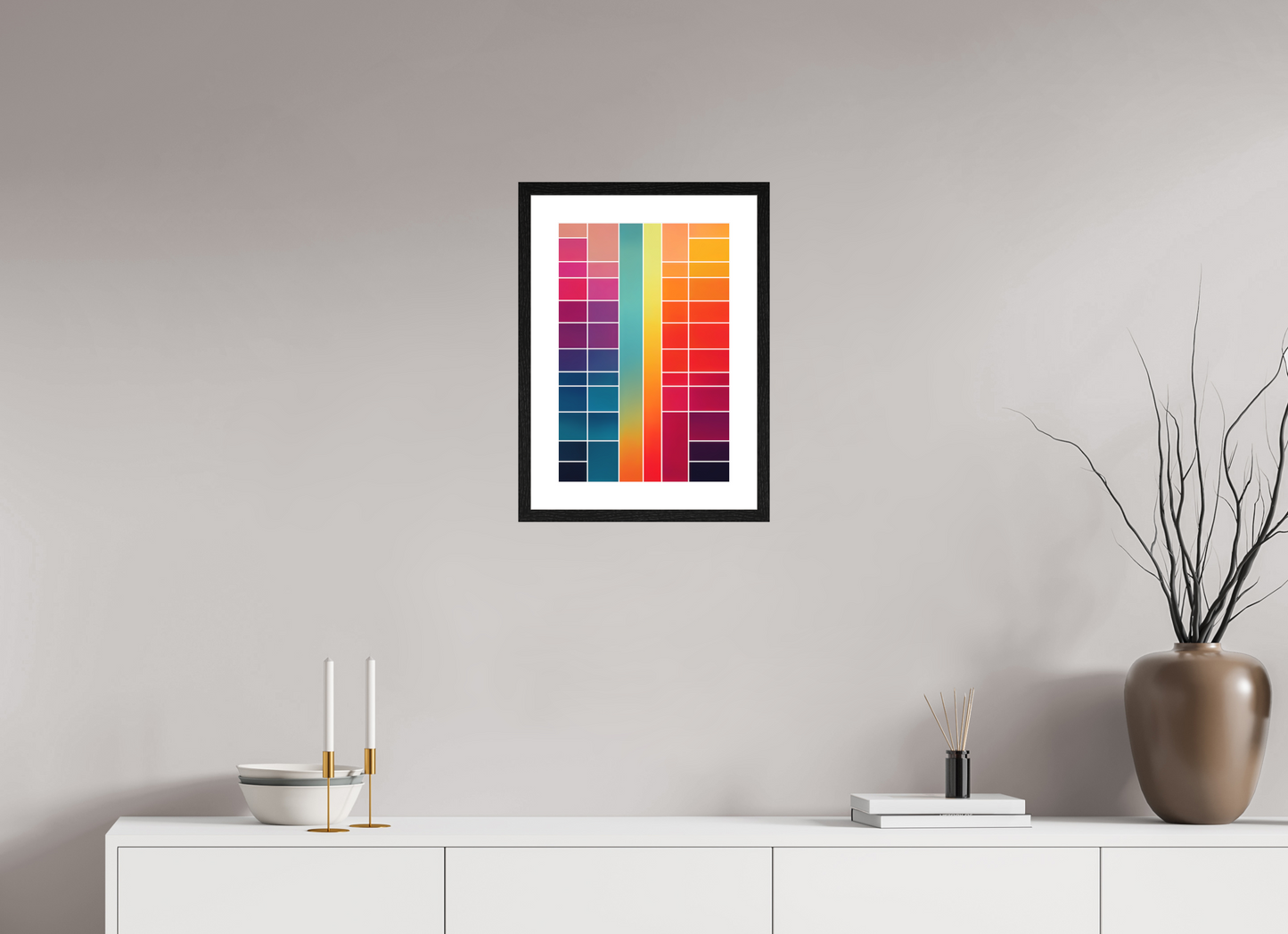 30 x 45 cm, 5-CM-Hmü-photorag-ultra-s-FrHamburg-OakBlack20mm-PPNWhite5CM Gradient Architect II