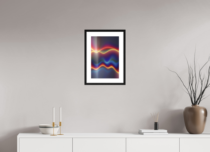 30 x 45 cm, 5-CM-Hmü-photorag-ultra-s-FrHamburg-OakBlack20mm-PPNWhite5CM Matter in Time - VI