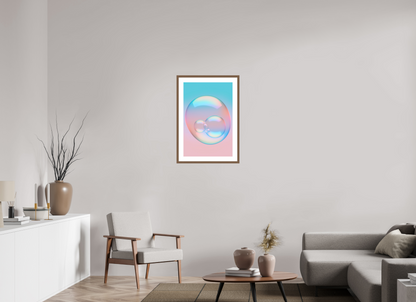 50 x 75 cm, 5-CM-Hmü-photorag-ultra-s-FrHamburg-Walnut20mm-PPNWhite5CM Bubble Up ww