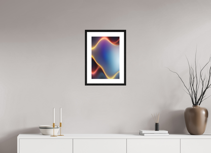 30 x 45 cm, 5-CM-Hmü-photorag-ultra-s-FrHamburg-OakBlack20mm-PPNWhite5CM Matter in Time - II