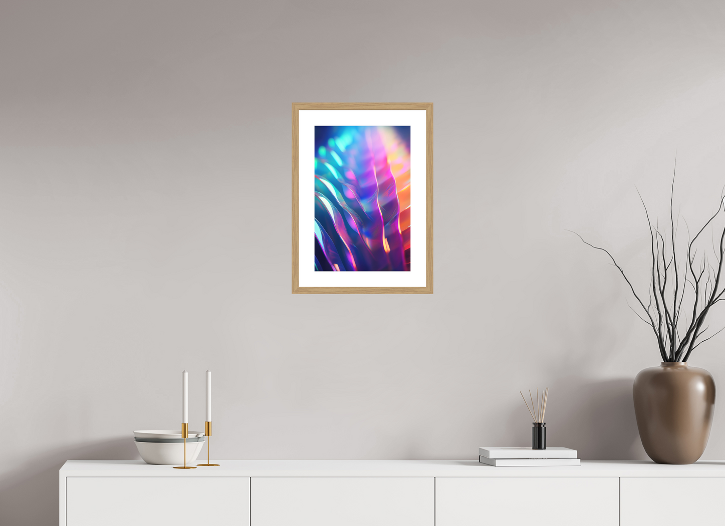 30 x 45 cm, 5-CM-Hmü-photorag-ultra-s-FrHamburg-EikenNatuur20mm-PPNWhite5CM Feathers