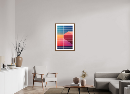 50 x 75 cm, 5-CM-Hmü-photorag-ultra-s-FrHamburg-Walnut20mm-PPNWhite5CM Gradient Architect I ww