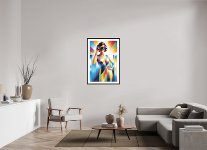70 x 105 cm, 5-CM-Hmü-photorag-ultra-s-FrHamburg-OakBlack20mm-PPNWhite5CM I See You - II