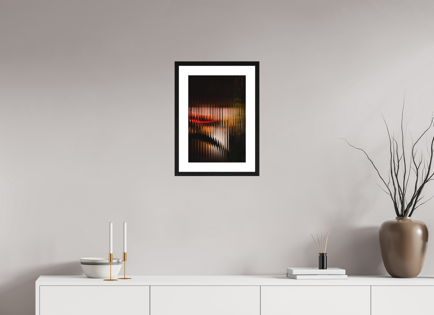30 x 45 cm, 5-CM-Hmü-photorag-ultra-s-FrHamburg-OakBlack20mm-PPNWhite5CM Diorama - I