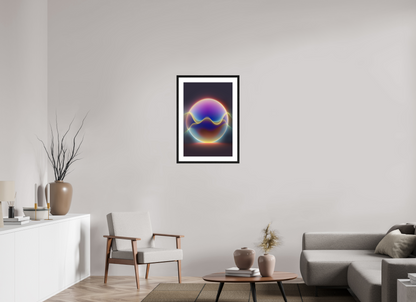 50 x 75 cm, 5-CM-Hmü-photorag-ultra-s-FrHamburg-OakBlack20mm-PPNWhite5CM Matter in Time - I