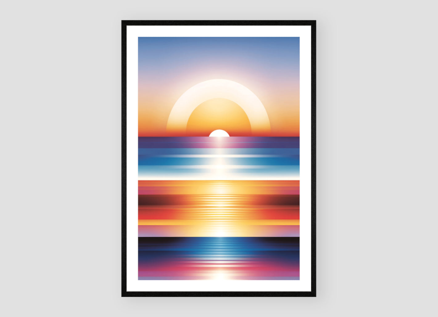 Sonnenuntergang im Sonnenuntergang - I 
